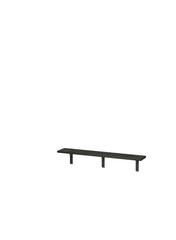 Wall Shelf Brown Black Colour