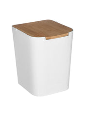 Natureo Bamboo And Plastic Pedal Bin 5L