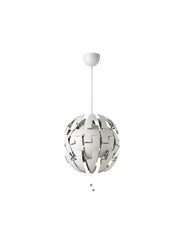 Pendant Lamp White Silver Colour