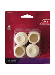Rubber Leg Tip Pack 2.22cm 4Pcs