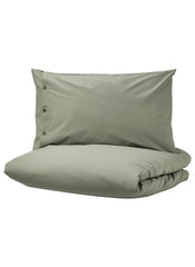 Duvet Cover And 2 Pillow Cases Light Green 240x220 Cm And 50x80 Cm