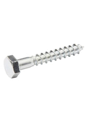 Zinc-Plated Carbon Steel Hex Coach Screw Pack 6 x 40mm 200Pcs