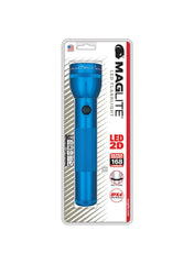 Maglite 2D Cell LED Flashlight Blue 168 Lumen ST2D106R