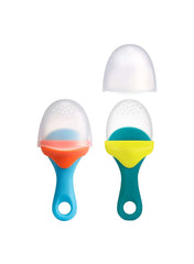 Silicone Food Pulp Feeder Blue/Teal 2's