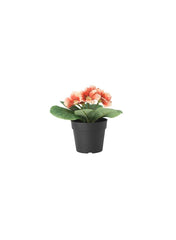 Artificial Potted Plant Indoor Outdoor Primula Orange
