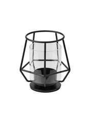 Tealight Holder Black 10cm