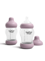 Pp Anti-Colic Feeding Bottle 3-6 Months Pink 240ml 2's BM1082P