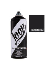 Premium Artist Acrylic Spray Paint LP100 400ml Matt Black