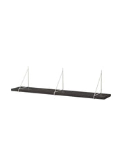 Wall Shelf Black 120X20Cm