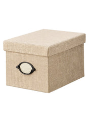 Storage Box With Lid Beige