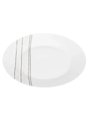 Lines Porcelain Dinner Plate 27Cm