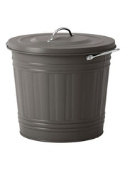 Bin With Lid Grey Colour 16 L