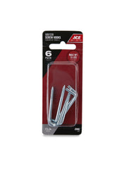 Screw Hooks 44 mm 6 PCS