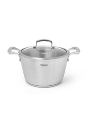 Fissman Millenium Stainless Steel Stockpot W/Glass Lid 20cm