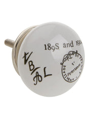 Hettich Signet Ceramic Furniture Knob 4cm