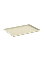 Small Serving Tray Off White 41 X 30 X 2Cm