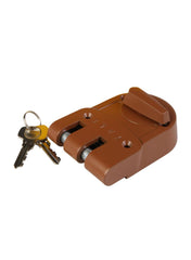 Yale Dead Lock Key Set Brown