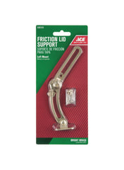 Ace Bright Brass Left Mount Friction Lid Support 15cm