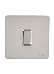 Ultimate Screwless Flat Plate 2 Way Retractive 1 Gang Switch 16 Ax 230V GU1412Rwpn
