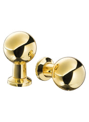 Knob Brass Colour 20Mm 2 Pack