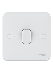 Lisse 1 Gang 1 Way Switch 8.7 x 8.7 x 2.4cm 230 Vac