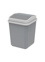 Cosmoplast Plastic Swivel Waste Bin With Swing Lid 15 L