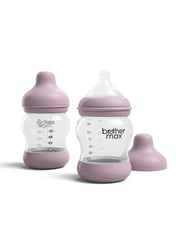 Pp Anti-Colic Feeding Bottle 0-3 Months Pink 160ml 2's BM1072P