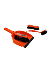 Plastic Dust Pan And Brush Set 4Pcs