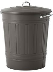 Bin With Lid Grey Colour 40 L