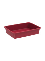 Multipurpose Universal Small Tray Dark Red 27 X 22 X 5Cm