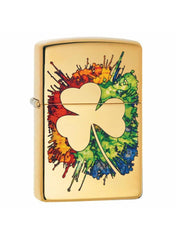 Zippo Graffiti Clover Design Windproof Lighter