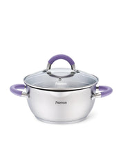 Fissman Annette Stainless Steel Stockpot With Glass Lid