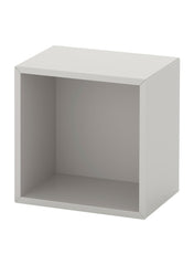 Wall Mounted Shelving Unit Light Grey 35X25X35 Cm