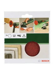 Bosch G40 Angle Grinder Drill Sanding Sheet Pack Of 5 125mm