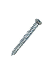 Zinc Plated Steel Concrete Screw Pack 7.5 X 112 Mm 6 Piece