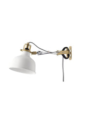 Wall Clamp Spotlight Off White