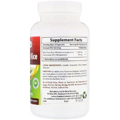 Red Yeast Rice 600Mg Dietary Supplement - 120 Capsules