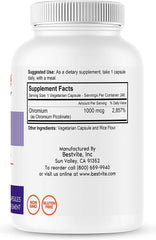 Pack Of 2 Bestvite Selenium Dietary Supplement 200Mcg - 360 Veg Capsules