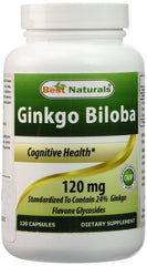 Dietary Supplement Ginkgo Biloba 120Mg - 120 Capsules