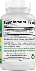 Dietary Supplement Ginkgo Biloba 120Mg - 120 Capsules